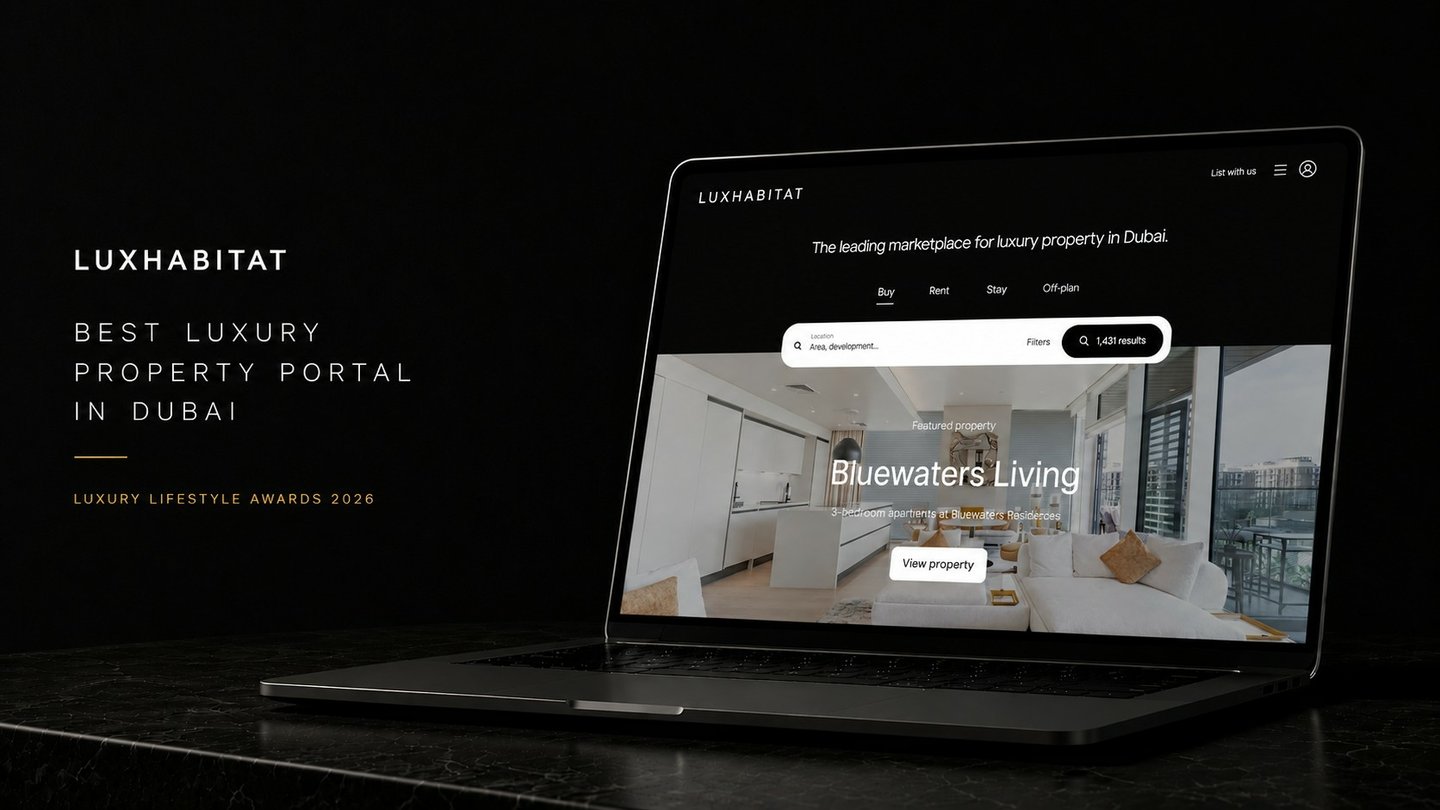 LUXHABITAT named best luxury property portal in Dubai