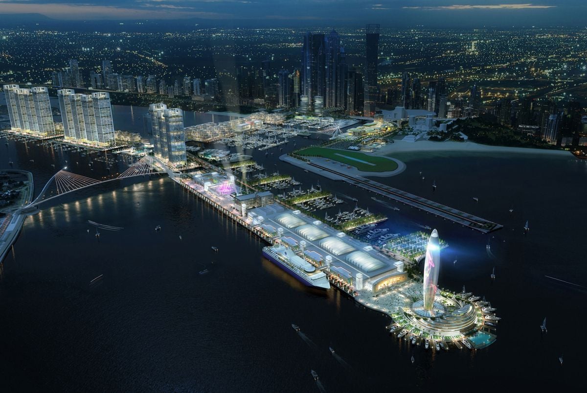 Dubai Harbour map