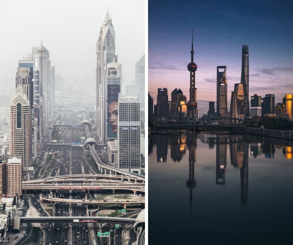 Dubai vs Shanghai