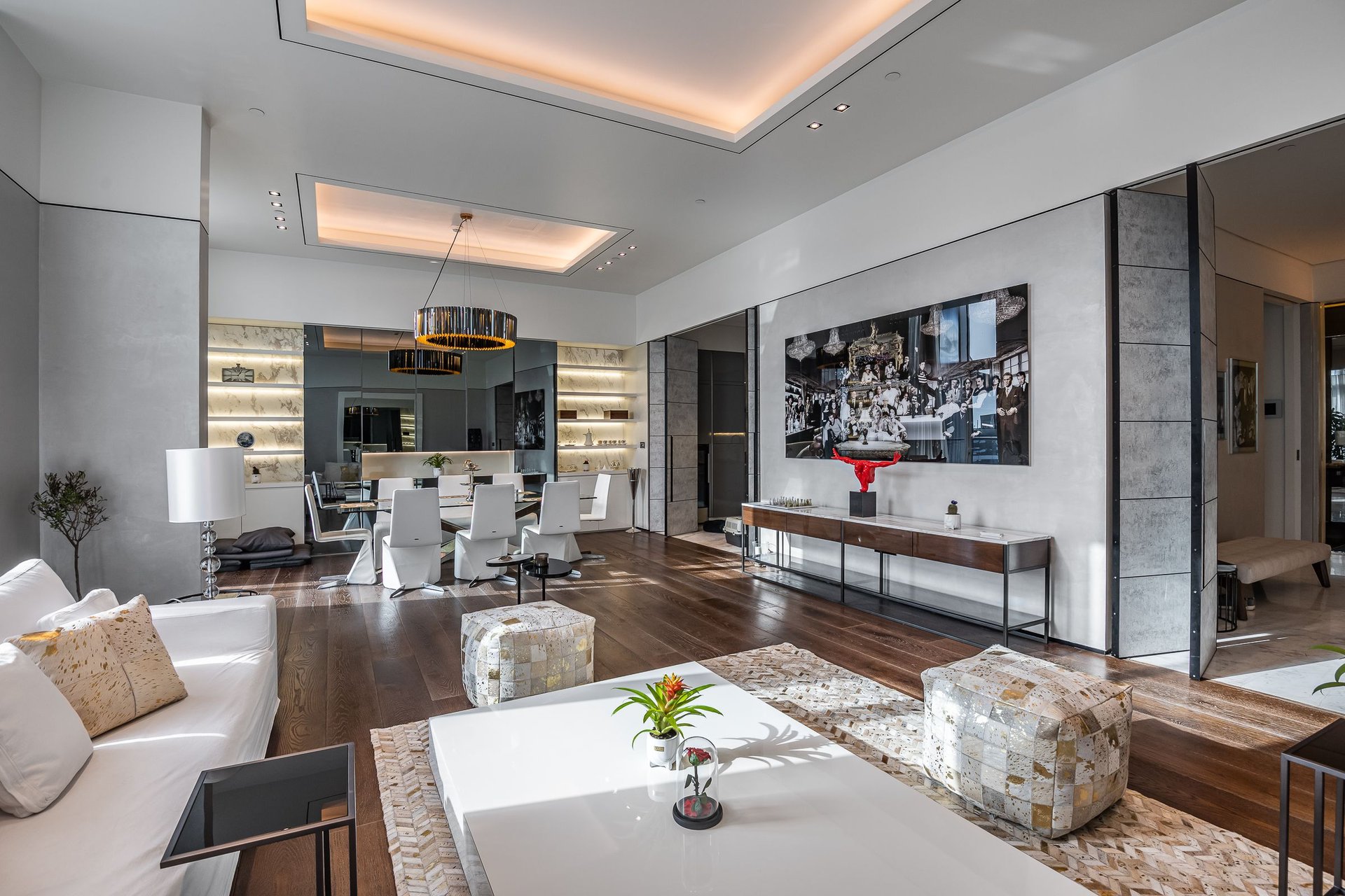 luxury penthouse apartment interior