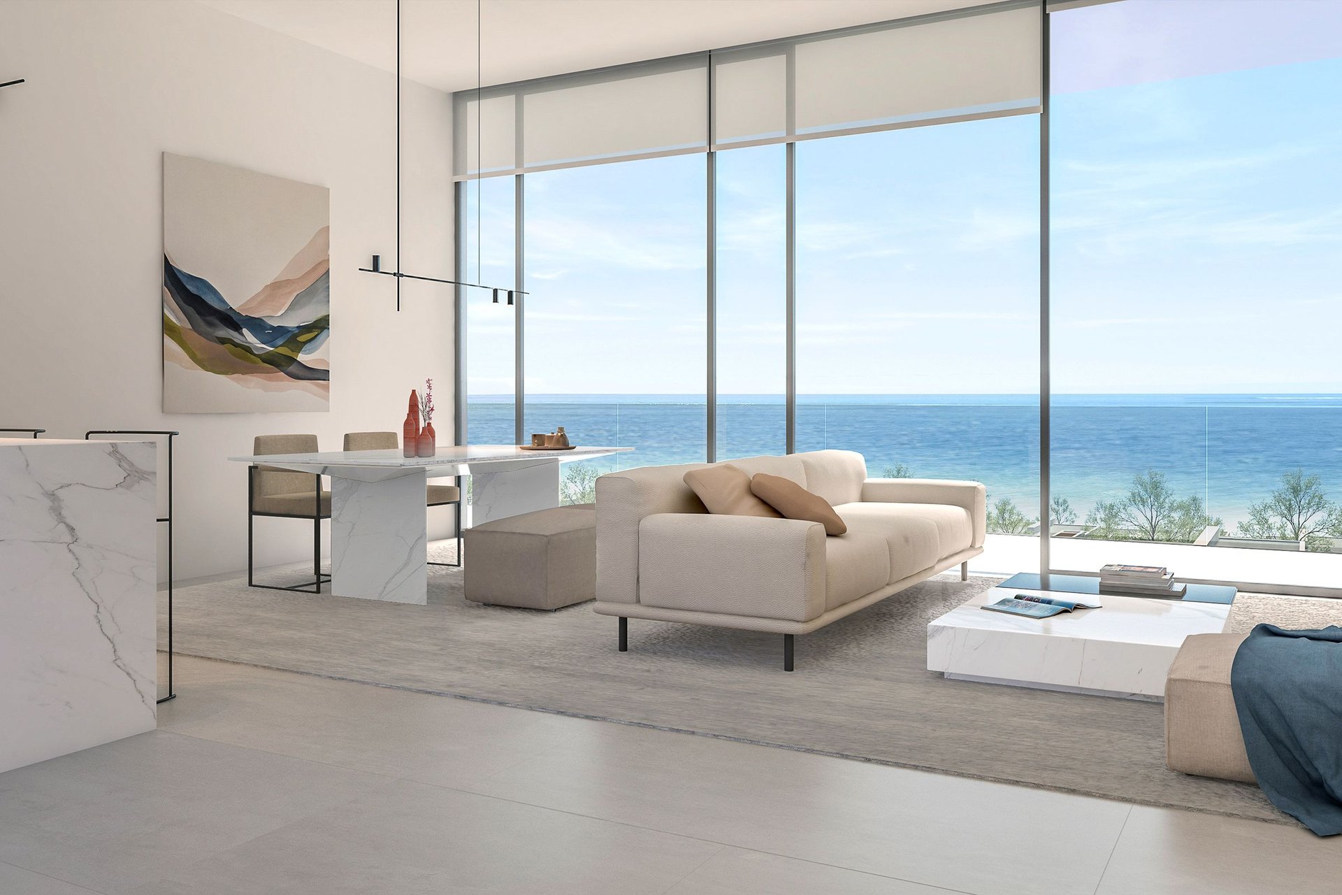 Exquisite corner apartment with beautiful sea views in Al Zorah, picture 1