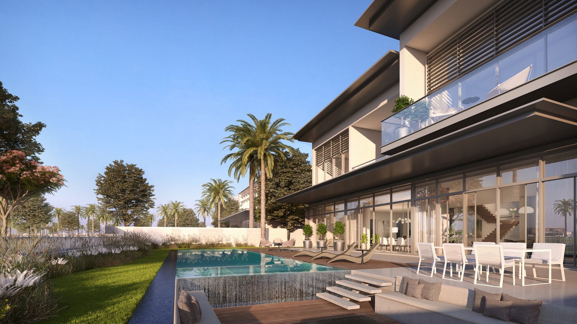 Beautiful villa in Dubai Hills Estate with park view, picture 1