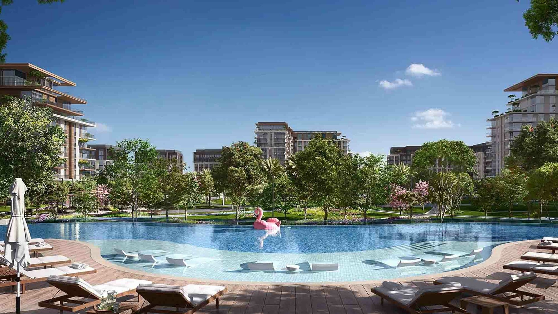 High floor apartment in City Walk with skyline views, picture 1
