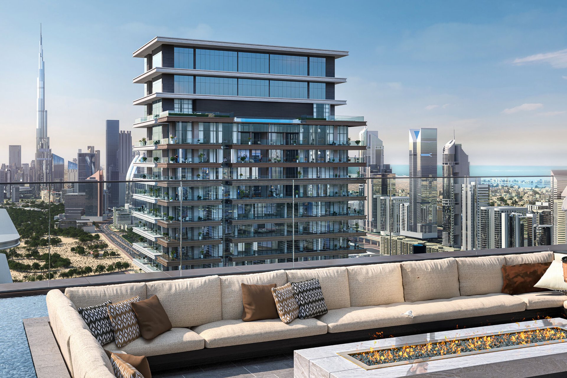 High floor apartment in Zabeel with Burj Khalifa views, picture 1