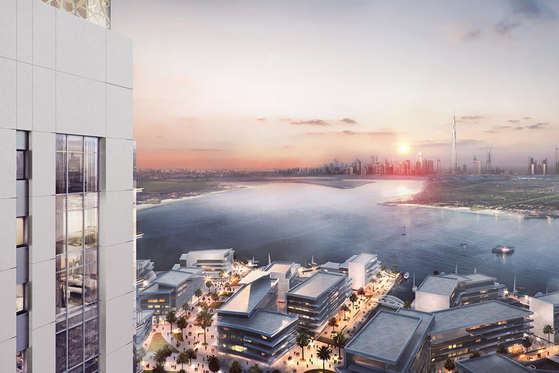 Chic, luxury apartment in central Dubai Creek Harbour district, picture 1