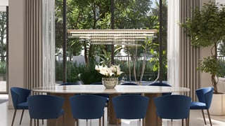 Waterfront villa in Dubai Hills with luxury interior, picture 4