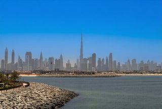 Vacant | Burj Khalifa and Sea View | Terrace, picture 3