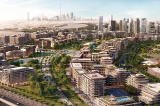Luxury apartment with large balcony in Dubai Hills Estate, picture 1