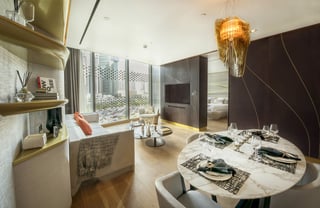 Sea views luxury apartment in serviced Downtown Dubai residence, picture 1