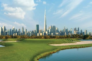Large, golf view luxury apartment in Dubai Hills Estate, picture 1
