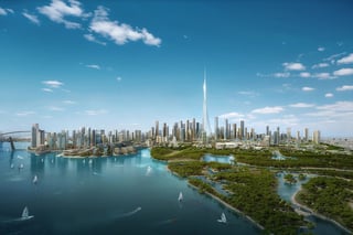 Large luxury apartment in Dubai Creek Harbour, picture 1