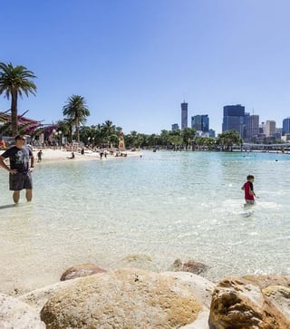 Creek Beach in Dubai Creek Harbour, picture 3
