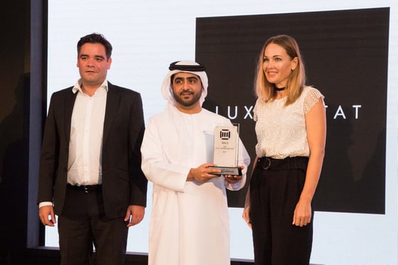Luxhabitat wins gold at Meraas Broker Awards