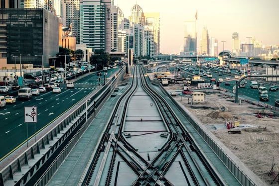 Public transport system in Dubai