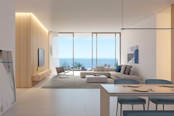 Spacious sea view apartment in luxury Al Zorah beachfront residence, picture 1