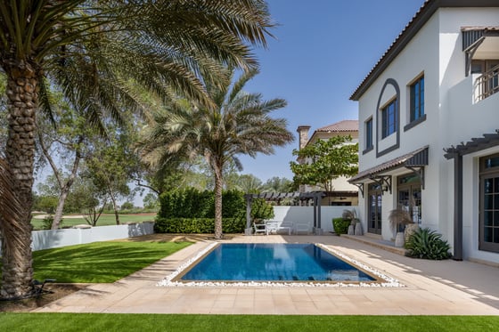 Video tour for Exceptionally upgraded villa on championship hole in Jumeirah Golf Estates