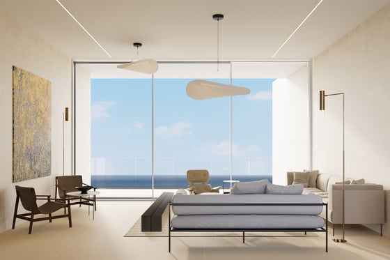 Sea views luxury duplex villa with swimming pool on Al Zorah beachfront, picture 2
