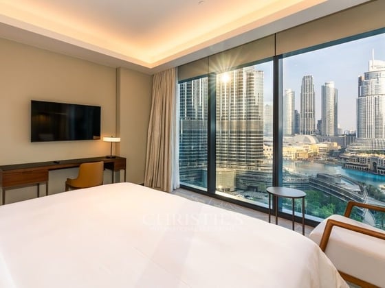 Exclusive 3 Bed|Full Burj &amp; fountain view|Furnished, picture 8