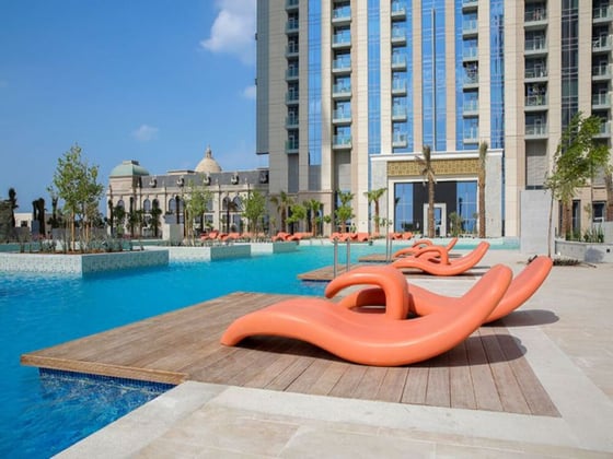 Canal and Burj Khalifa view | Furnished Unit, picture 15