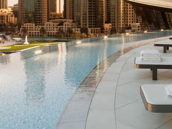 360 degrees view of Dubai | Burj Khalifa, Fountain, Arabian Sea, picture 13