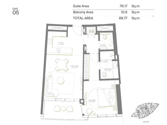 Burj Al Arab View |  Resale Type 05 | 30th Floor, picture 11