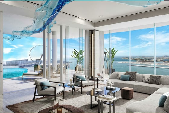 Luxury | Palm and Ain Dubai Views | Plunge Pool, picture 1