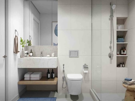 Full Water and Burj view | Modern open-plan living, picture 8
