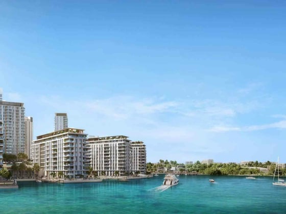 Full Water and Burj view | Modern open-plan living, picture 11