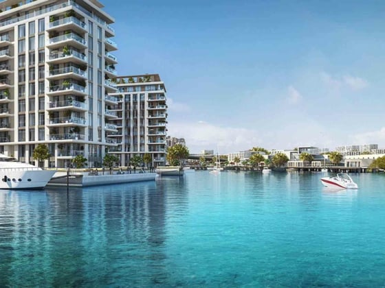 Full Water and Burj view | Modern open-plan living, picture 16