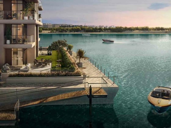 Full Water and Burj view | Modern open-plan living, picture 10