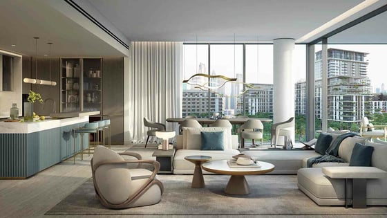 High floor apartment in City Walk with skyline views, picture 12