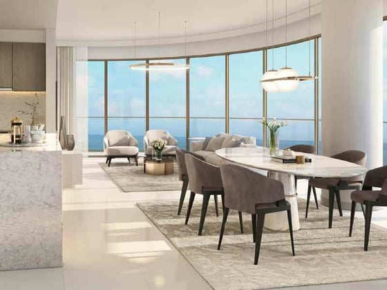 Palm and Dubai Eye View | Furnished | Corner, picture 1