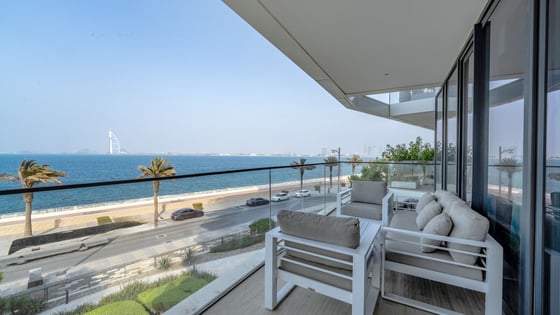 Furnished 2BR | Sea and Burj Al Arab View | Prime, picture 16