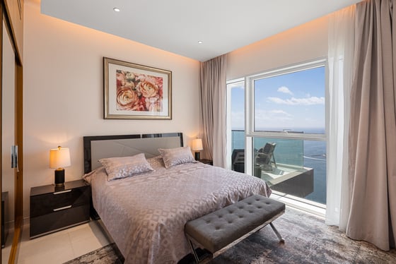 Furnished | Palm and Bluewaters View | High Floor, picture 13