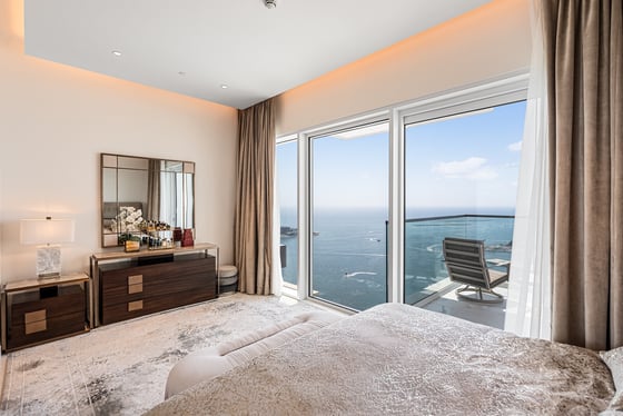 Furnished | Palm and Bluewaters View | High Floor, picture 19