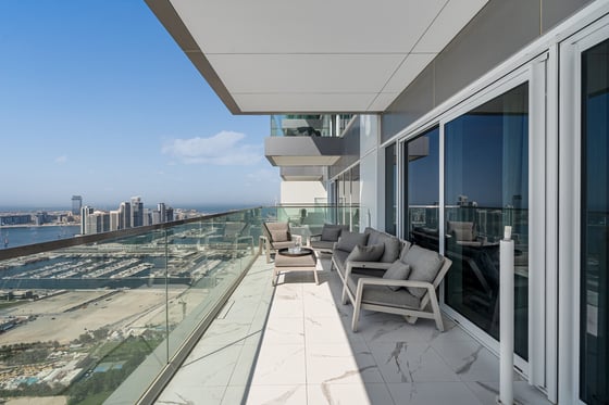 Furnished | Palm and Bluewaters View | High Floor, picture 10