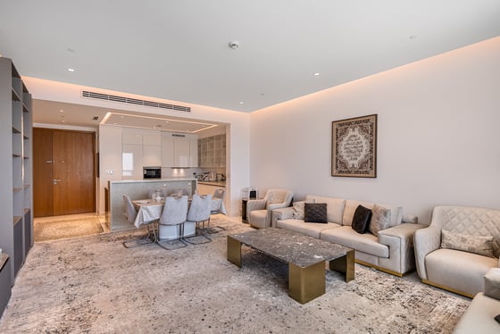 Furnished | Palm and Bluewaters View | High Floor, picture 5