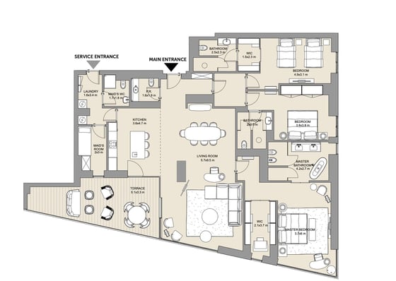 The Art of Living – Exclusive 3-Bedroom with Iconic Skyline, picture 21