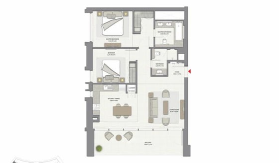 Full Creek Tower View | Available | Large Layout, picture 6