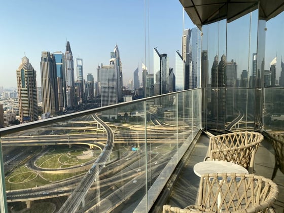 Sheik Zayed Road View | Furnished | High Floor, picture 1
