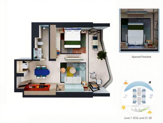 Rare 2-Level Loft | Stylish Top Floor..., picture 20