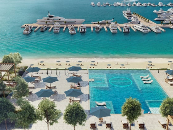 Private Beach | Palm & Marina View / Corner Unit, picture 1