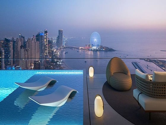 Iconic Sea & Dubai Eye View | 1BR | Q1/28, picture 8