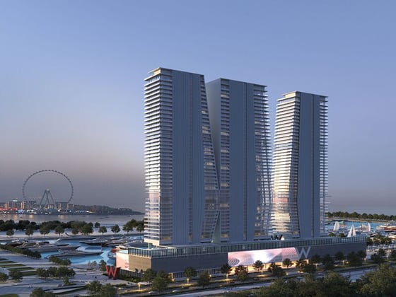 Iconic Sea & Dubai Eye View | 1BR | Q1/28, picture 1