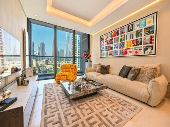 Burj from Master Bed and Lounge | Vacant, picture 3
