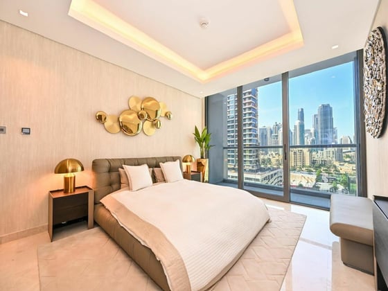 Burj from Master Bed and Lounge | Vacant, picture 10