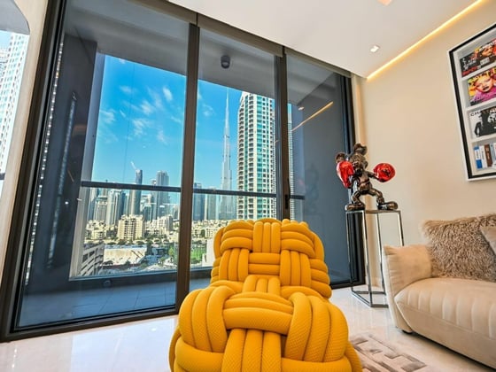 Burj from Master Bed and Lounge | Vacant, picture 2