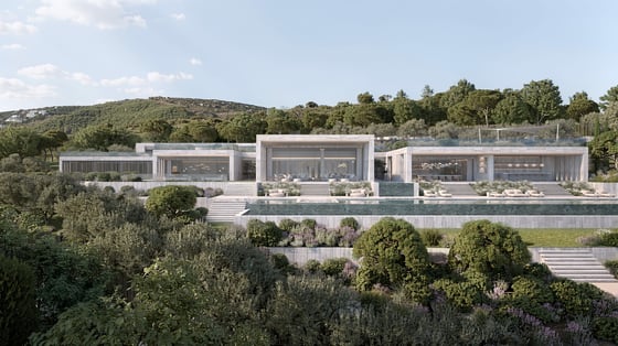 The villa does not sit on the landscape — it emerges from it, picture 1