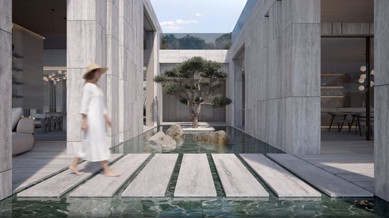 The villa does not sit on the landscape — it emerges from it, picture 5