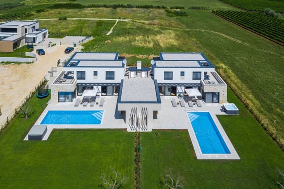 Two luxury villas with swimming pools in a peaceful setting, picture 1